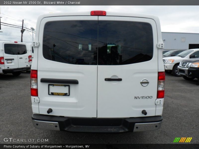 Blizzard White / Charcoal 2012 Nissan NV 1500 SV
