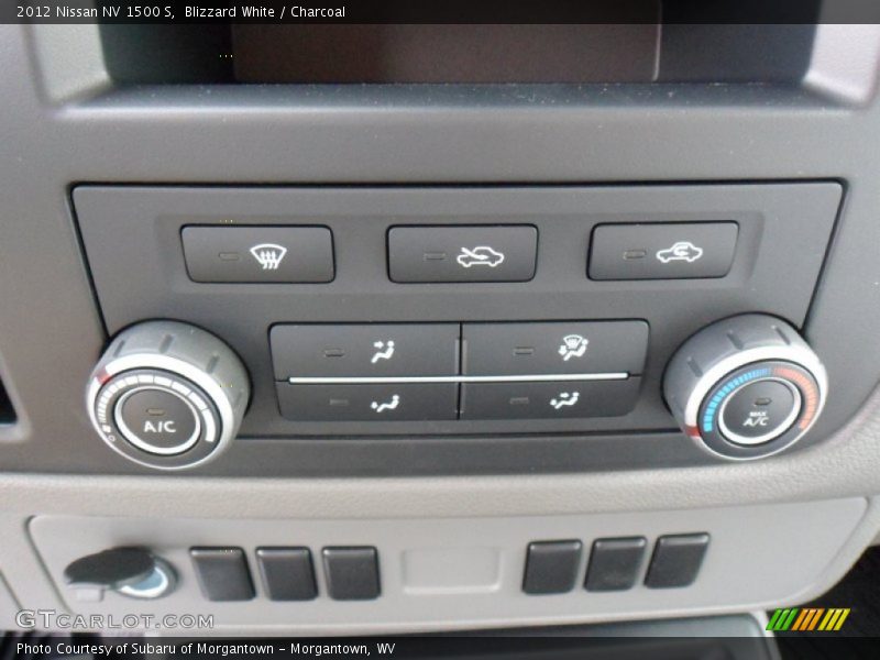 Controls of 2012 NV 1500 S