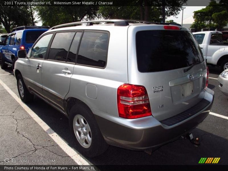 Millennium Silver Metallic / Charcoal 2001 Toyota Highlander V6