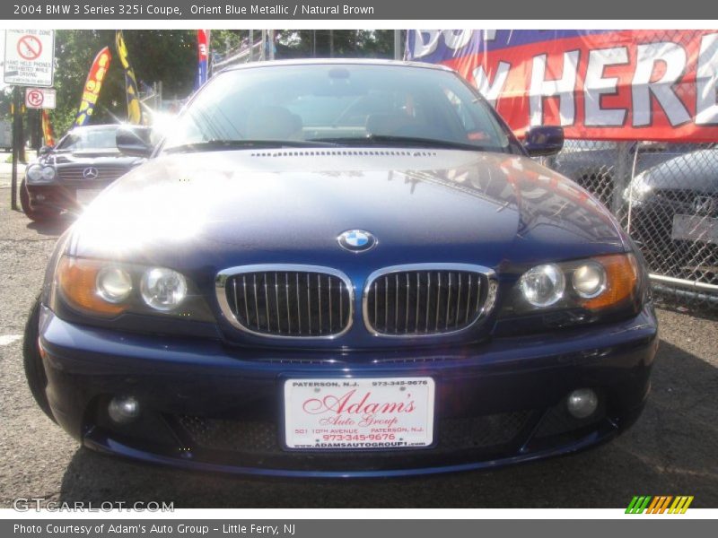 Orient Blue Metallic / Natural Brown 2004 BMW 3 Series 325i Coupe