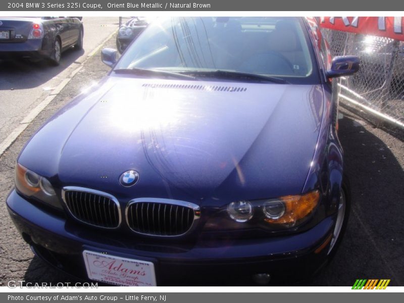 Orient Blue Metallic / Natural Brown 2004 BMW 3 Series 325i Coupe