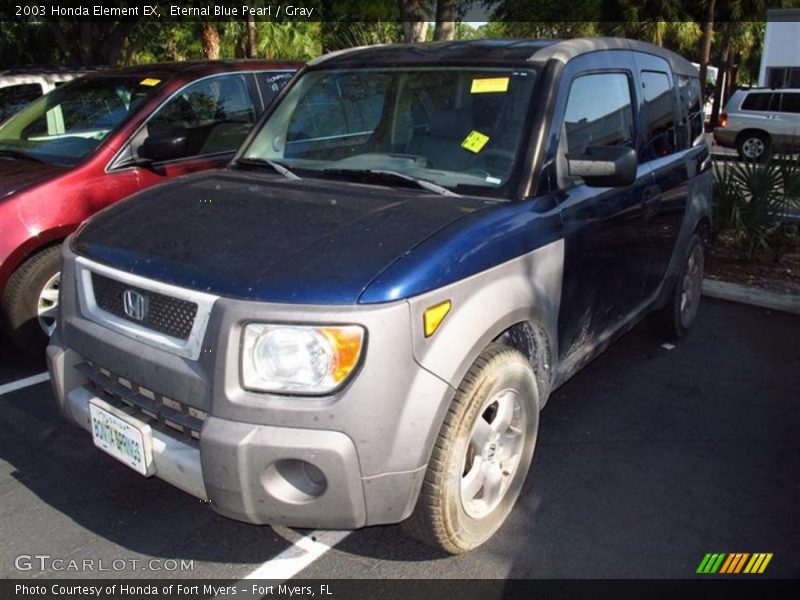 Eternal Blue Pearl / Gray 2003 Honda Element EX