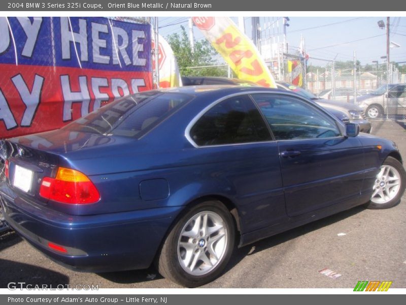 Orient Blue Metallic / Natural Brown 2004 BMW 3 Series 325i Coupe