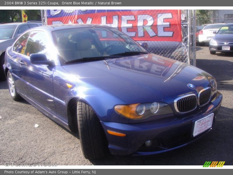 Orient Blue Metallic / Natural Brown 2004 BMW 3 Series 325i Coupe