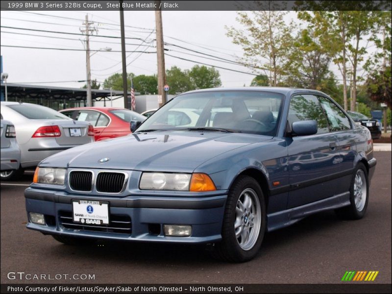 Steel Blue Metallic / Black 1999 BMW 3 Series 328is Coupe