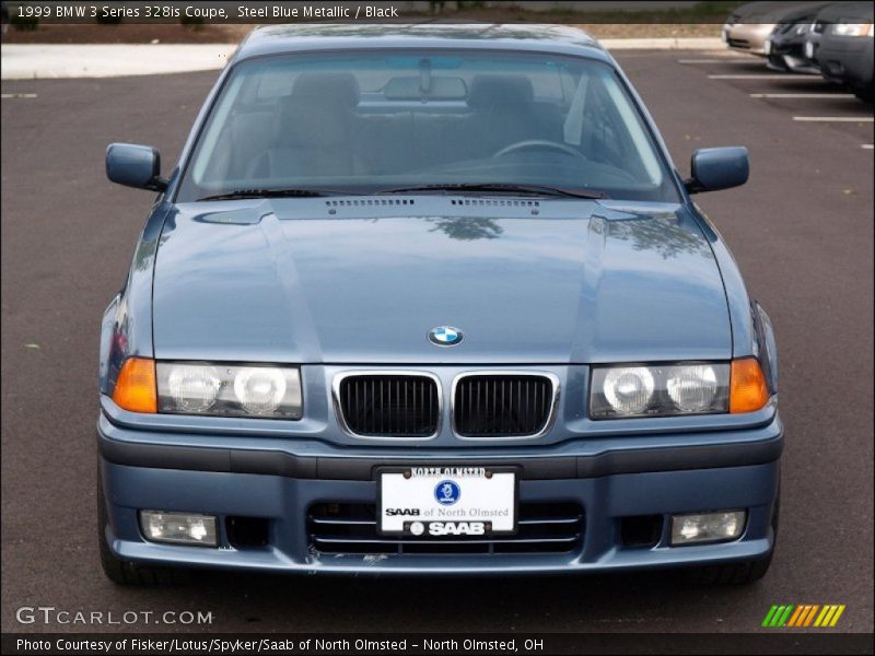 Steel Blue Metallic / Black 1999 BMW 3 Series 328is Coupe