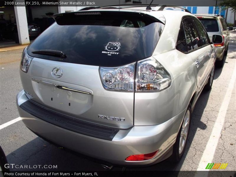 Millenium Silver Metallic / Black 2008 Lexus RX 350