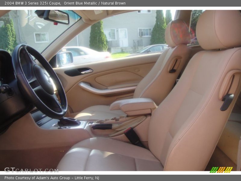 Orient Blue Metallic / Natural Brown 2004 BMW 3 Series 325i Coupe