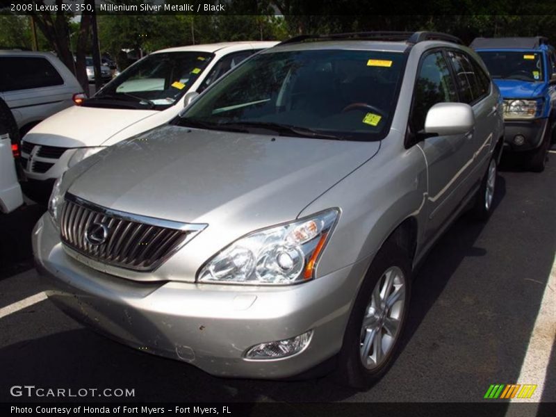 Millenium Silver Metallic / Black 2008 Lexus RX 350