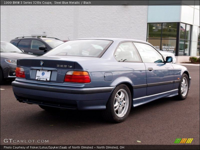 Steel Blue Metallic / Black 1999 BMW 3 Series 328is Coupe