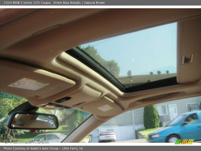 Orient Blue Metallic / Natural Brown 2004 BMW 3 Series 325i Coupe