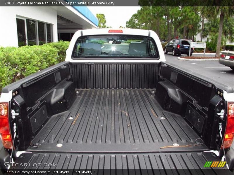 Super White / Graphite Gray 2008 Toyota Tacoma Regular Cab