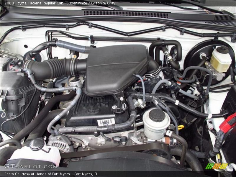 Super White / Graphite Gray 2008 Toyota Tacoma Regular Cab