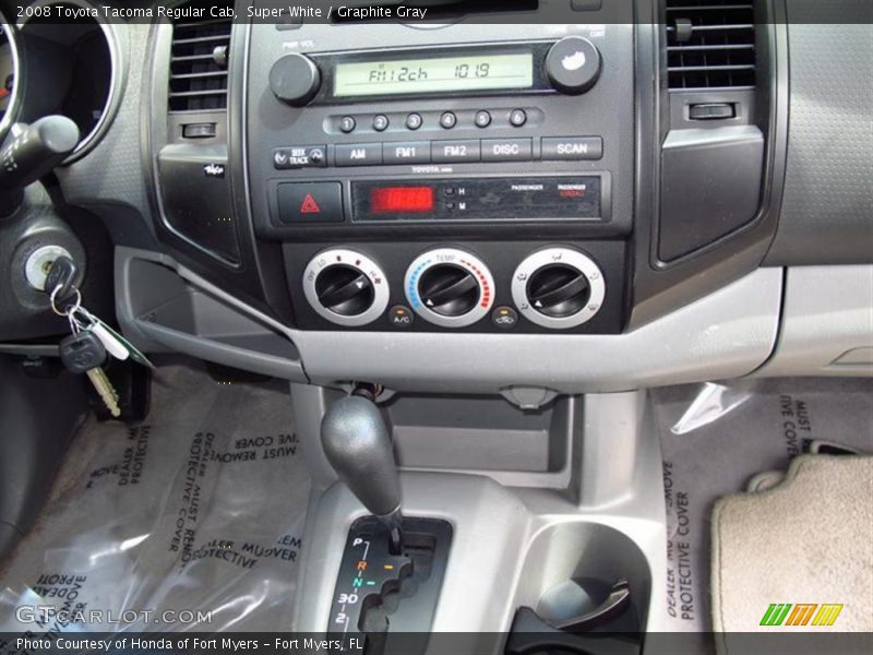 Super White / Graphite Gray 2008 Toyota Tacoma Regular Cab
