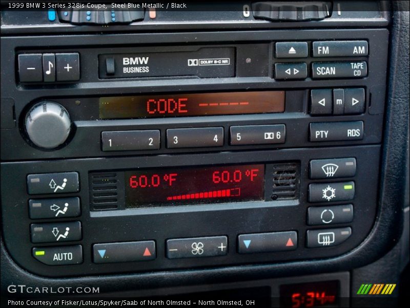 Controls of 1999 3 Series 328is Coupe