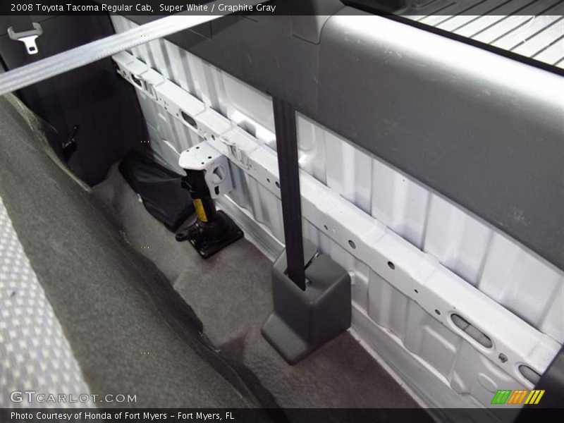 Super White / Graphite Gray 2008 Toyota Tacoma Regular Cab