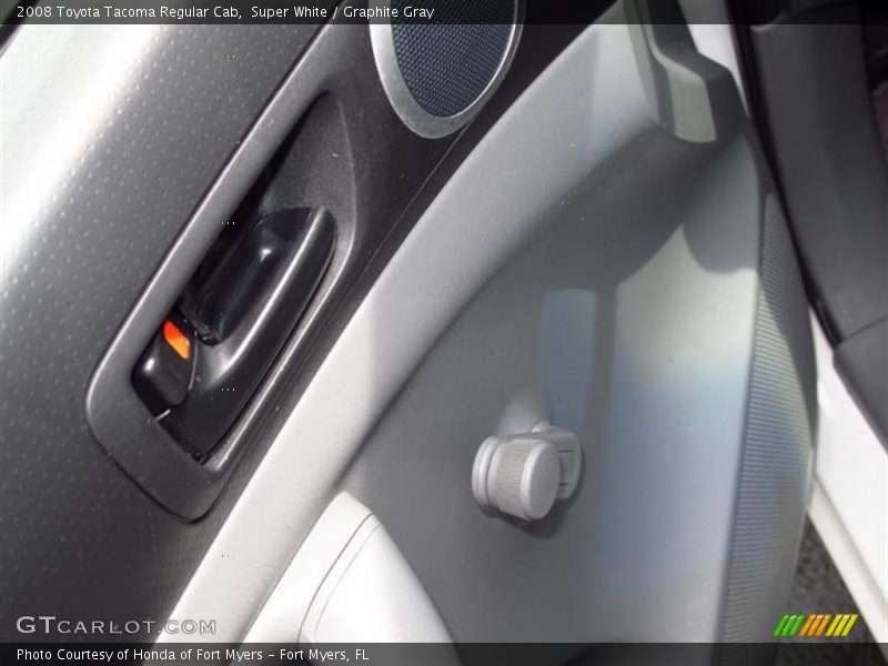 Super White / Graphite Gray 2008 Toyota Tacoma Regular Cab