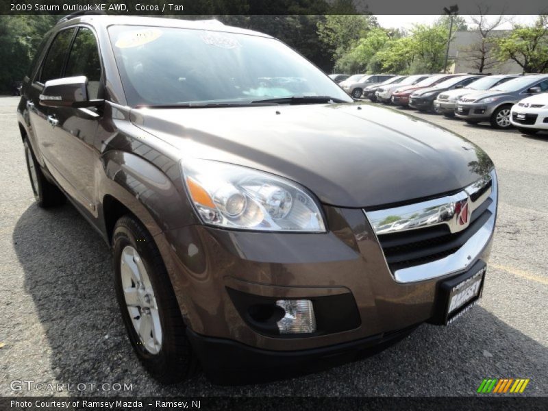 Cocoa / Tan 2009 Saturn Outlook XE AWD