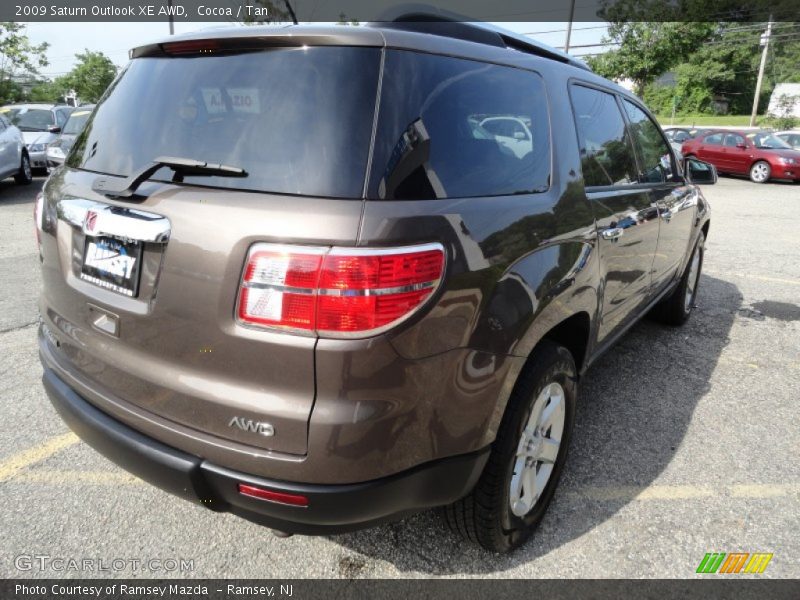 Cocoa / Tan 2009 Saturn Outlook XE AWD