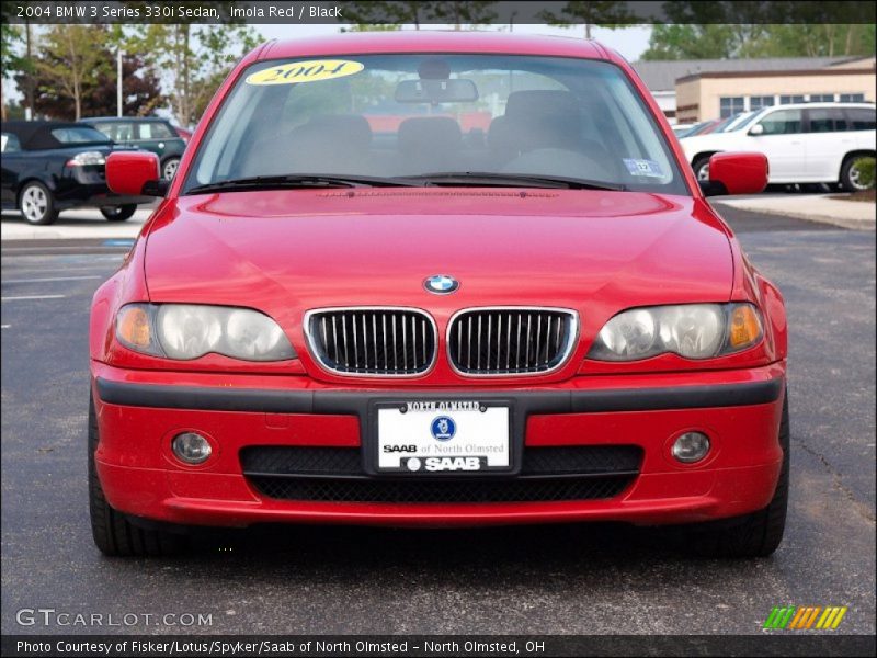 Imola Red / Black 2004 BMW 3 Series 330i Sedan