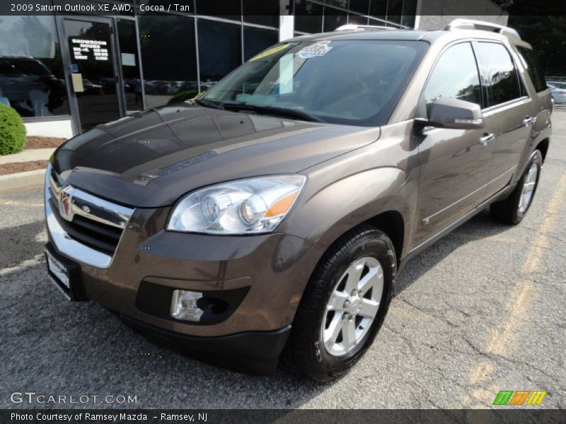 Cocoa / Tan 2009 Saturn Outlook XE AWD