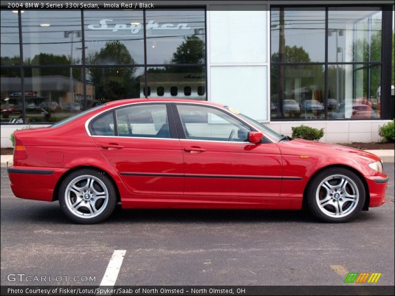 Imola Red / Black 2004 BMW 3 Series 330i Sedan