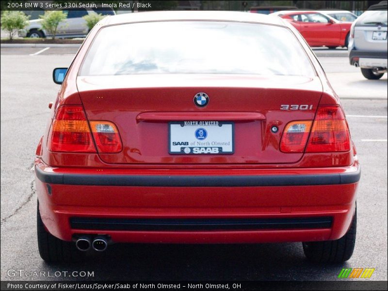 Imola Red / Black 2004 BMW 3 Series 330i Sedan