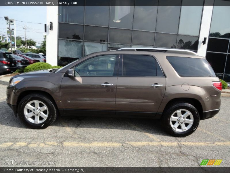 Cocoa / Tan 2009 Saturn Outlook XE AWD
