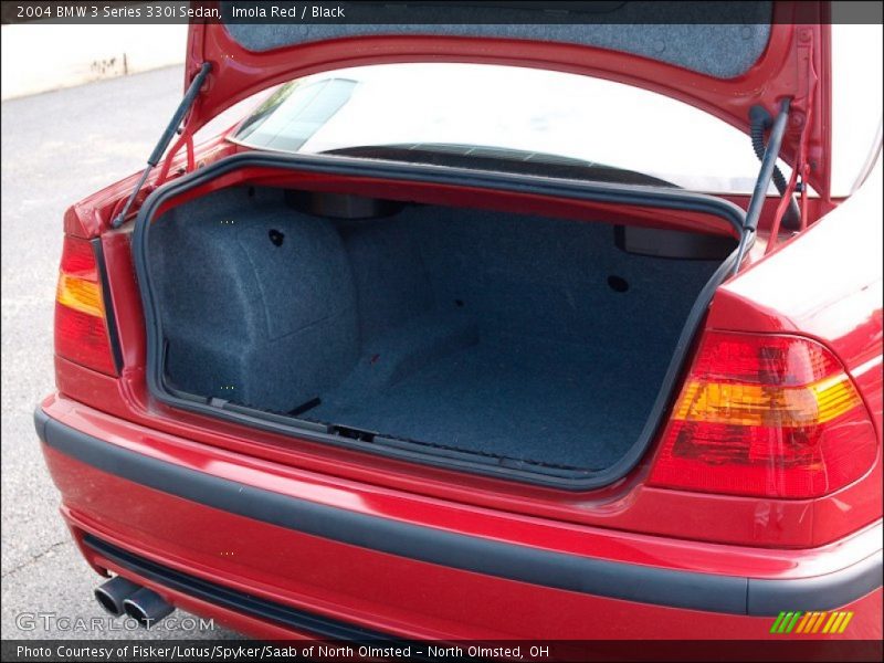 Imola Red / Black 2004 BMW 3 Series 330i Sedan