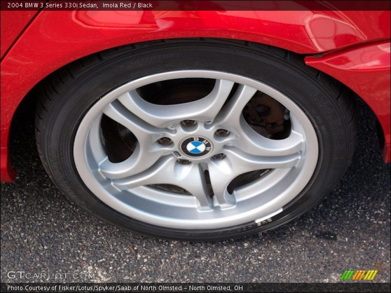 Imola Red / Black 2004 BMW 3 Series 330i Sedan