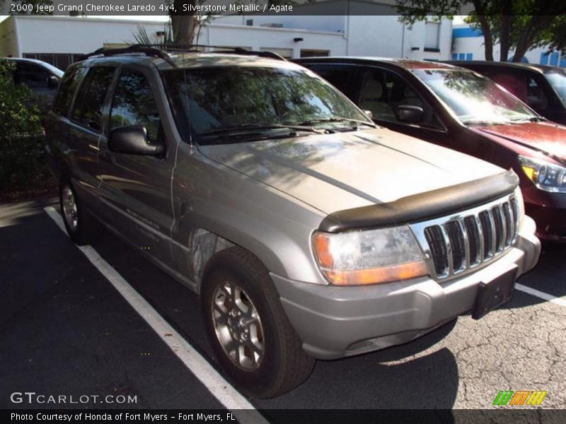 Silverstone Metallic / Agate 2000 Jeep Grand Cherokee Laredo 4x4