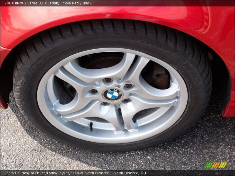 Imola Red / Black 2004 BMW 3 Series 330i Sedan