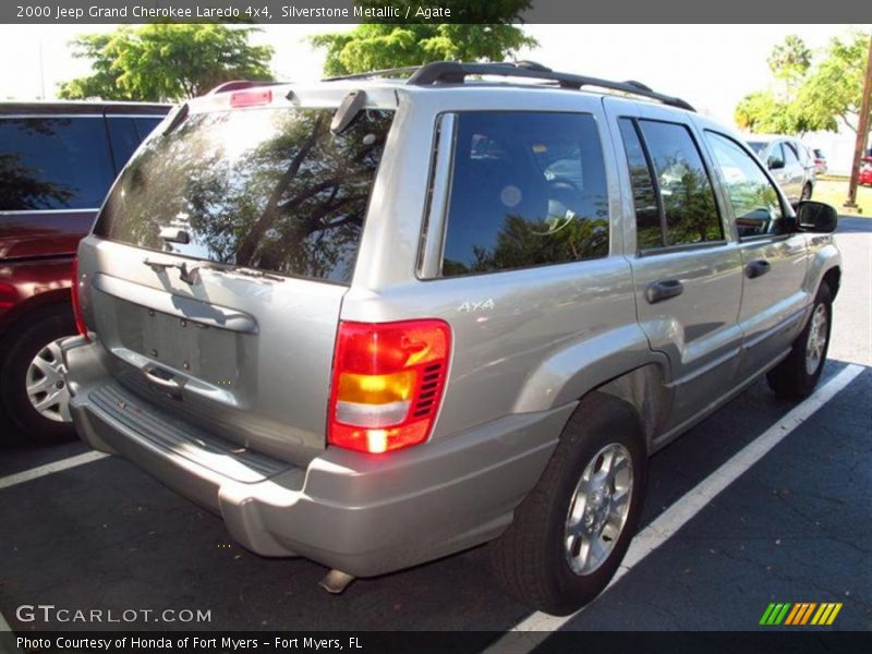 Silverstone Metallic / Agate 2000 Jeep Grand Cherokee Laredo 4x4