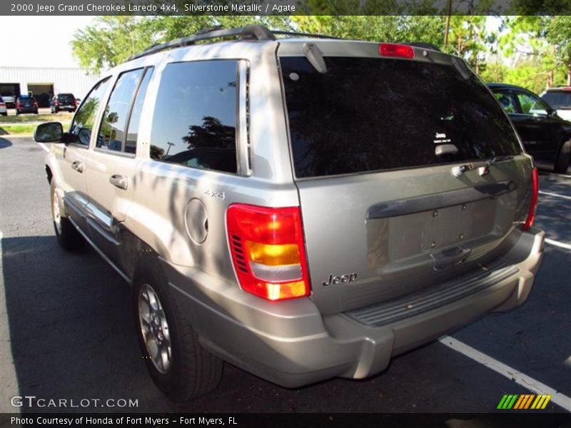Silverstone Metallic / Agate 2000 Jeep Grand Cherokee Laredo 4x4