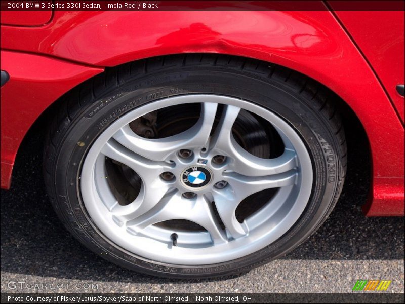 Imola Red / Black 2004 BMW 3 Series 330i Sedan