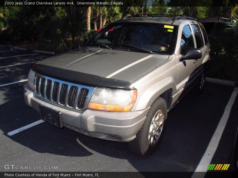 Silverstone Metallic / Agate 2000 Jeep Grand Cherokee Laredo 4x4