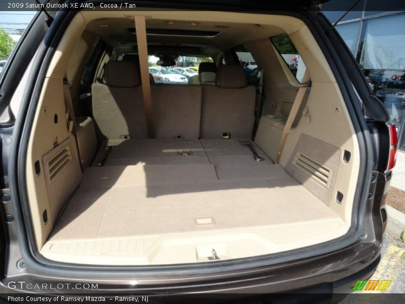Cocoa / Tan 2009 Saturn Outlook XE AWD