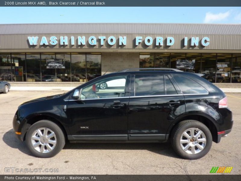 Black Clearcoat / Charcoal Black 2008 Lincoln MKX AWD