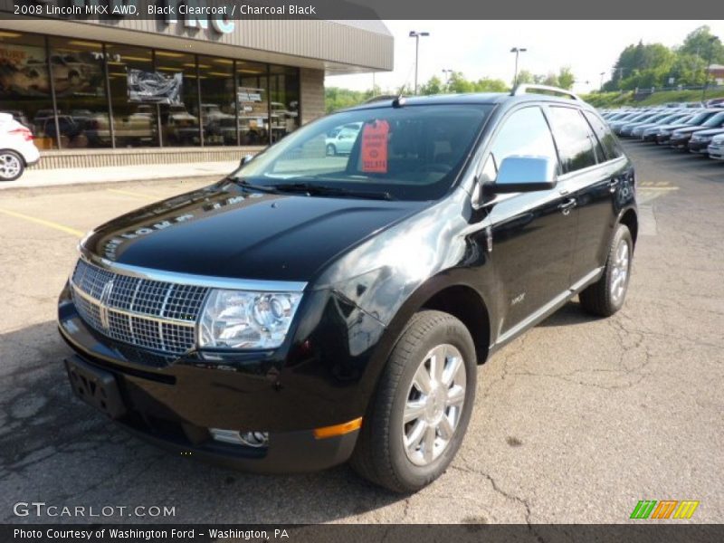 Black Clearcoat / Charcoal Black 2008 Lincoln MKX AWD