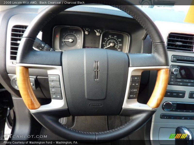 Black Clearcoat / Charcoal Black 2008 Lincoln MKX AWD