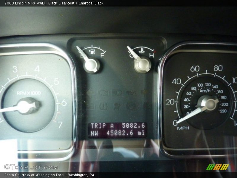 Black Clearcoat / Charcoal Black 2008 Lincoln MKX AWD