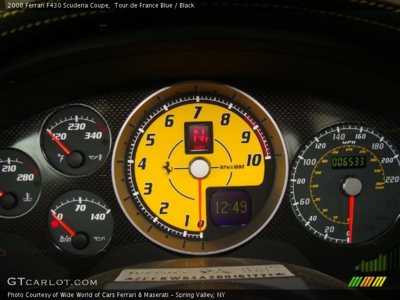  2008 F430 Scuderia Coupe Scuderia Coupe Gauges