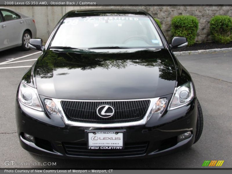 Obsidian Black / Cashmere 2008 Lexus GS 350 AWD