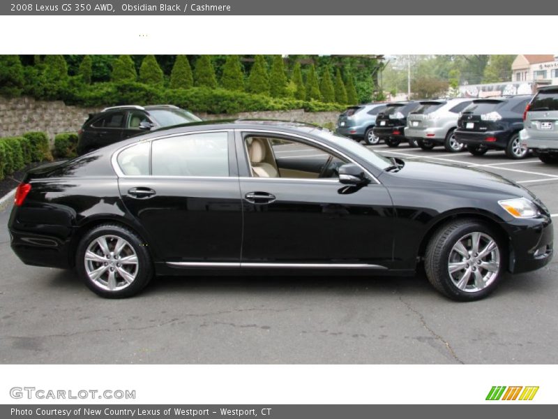 Obsidian Black / Cashmere 2008 Lexus GS 350 AWD