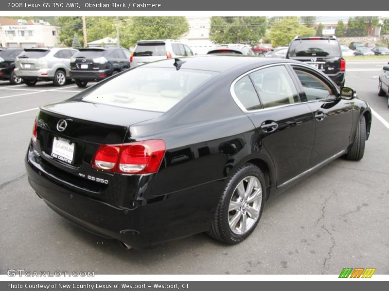 Obsidian Black / Cashmere 2008 Lexus GS 350 AWD