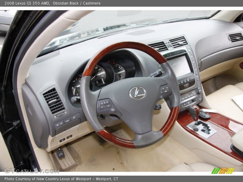 Obsidian Black / Cashmere 2008 Lexus GS 350 AWD