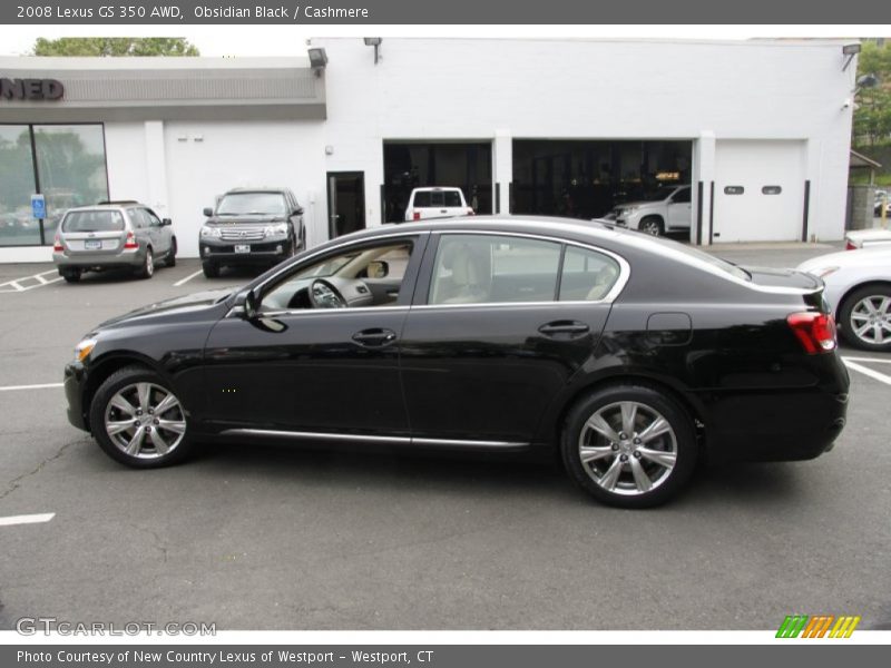 Obsidian Black / Cashmere 2008 Lexus GS 350 AWD