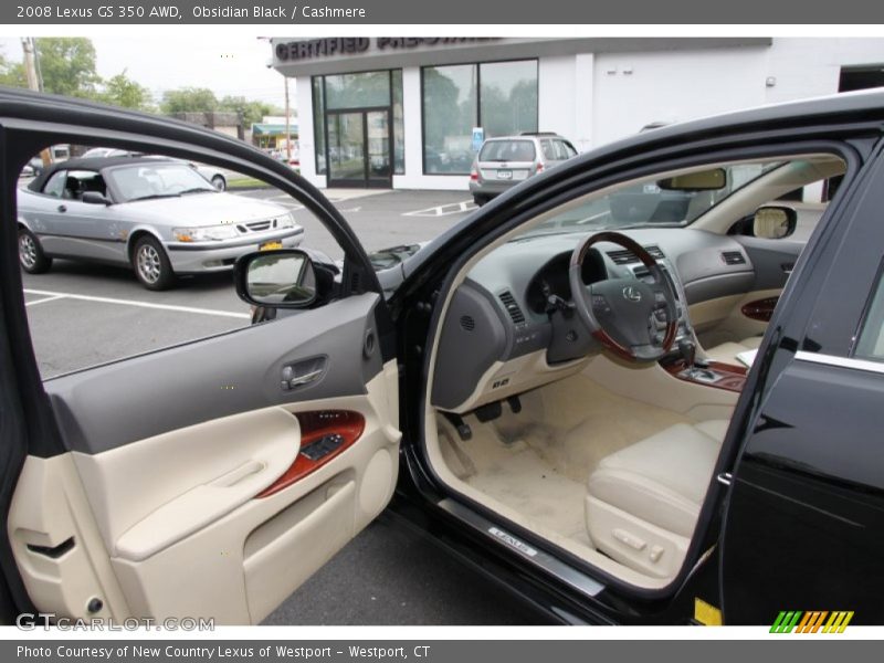 Obsidian Black / Cashmere 2008 Lexus GS 350 AWD
