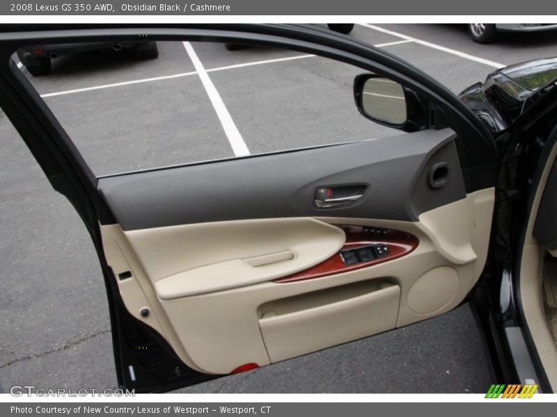 Obsidian Black / Cashmere 2008 Lexus GS 350 AWD