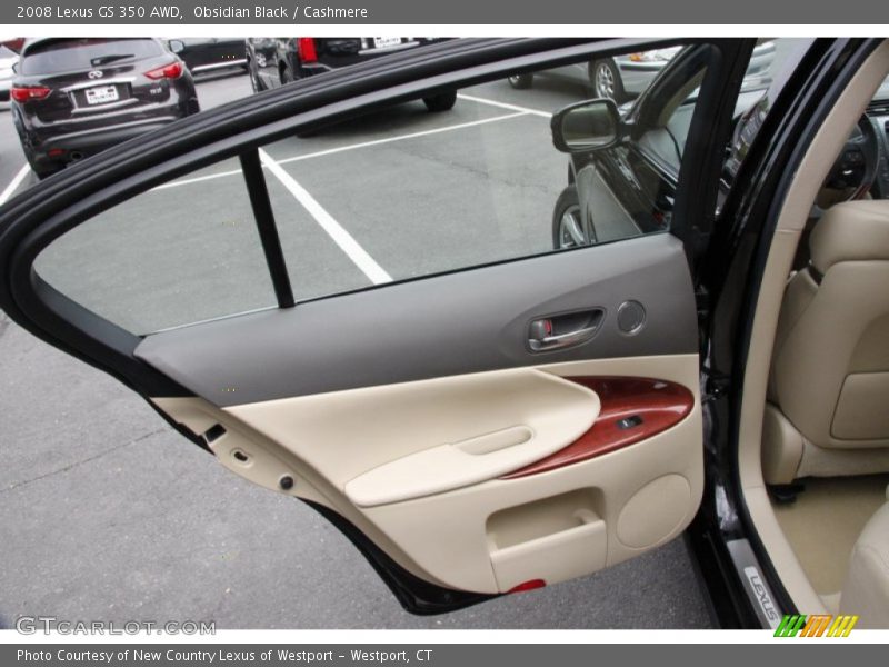 Obsidian Black / Cashmere 2008 Lexus GS 350 AWD